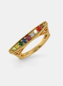 Navratna Gold Ring