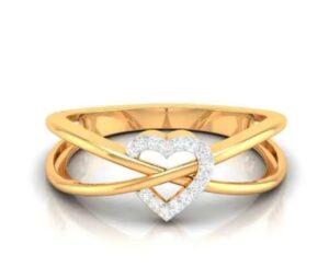 Heart Diamond Designer Ring