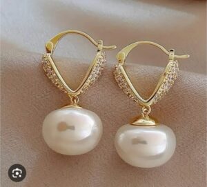 Pearl Drop Designer Earrings