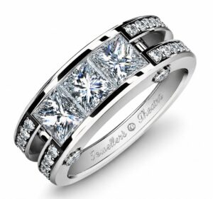 Platinum Band With GIA Certified SI1 Diamond
