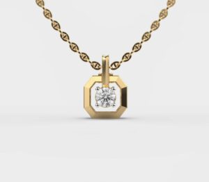 Solitaire Diamond Necklace